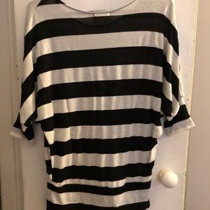 Black and white stripped sweater